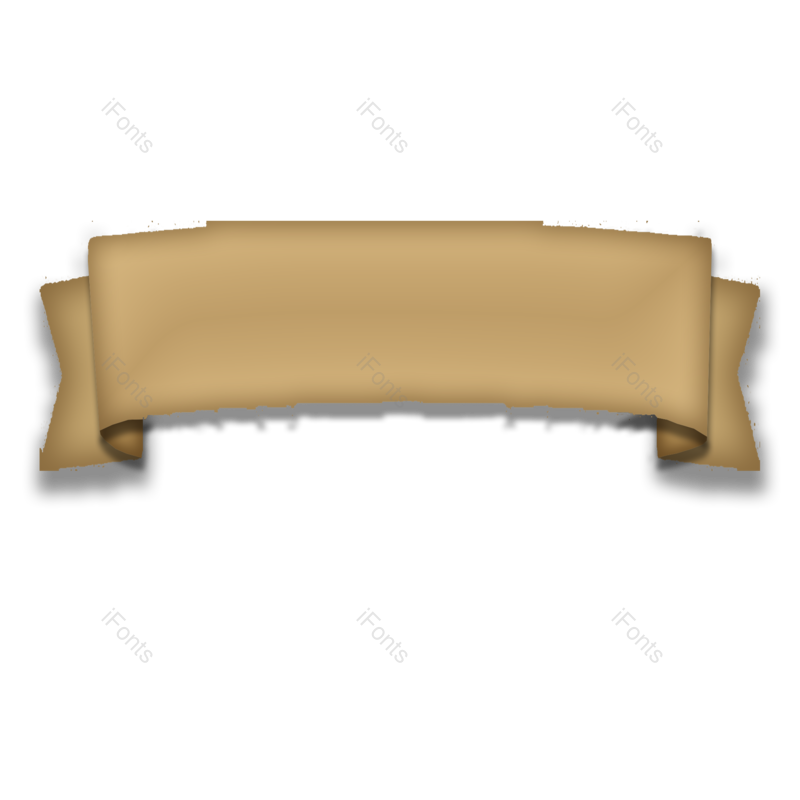 卷轴图片,横幅元素,PNG,免抠素材